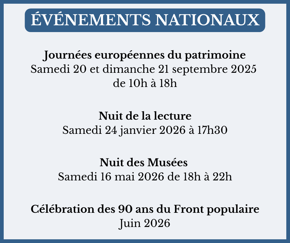 Maison Léon Blum - Saison culturelle 2025 - 2026 Maison Léon Blum - Saison culturelle 2025 - 2026