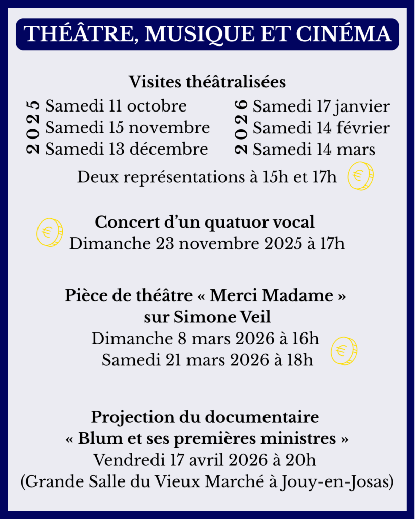 Maison Léon Blum - Saison culturelle 2025 - 2026 Maison Léon Blum - Saison culturelle 2025 - 2026